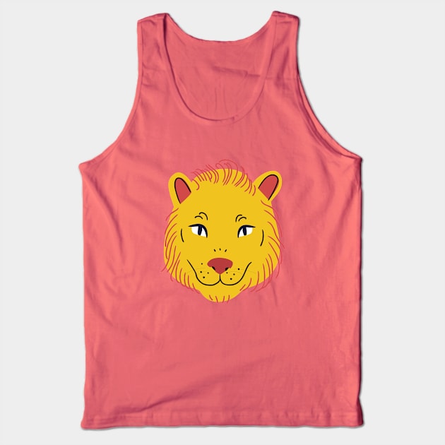 Cute little Tiger Tank Top by NJORDUR